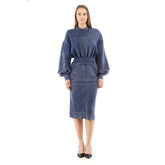 Moschino Multicolor Cotton Casual Dress