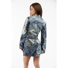 Moschino Multicolor Cotton Casual Dress