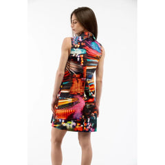 Moschino Multicolor Cotton Casual Dress - IT40