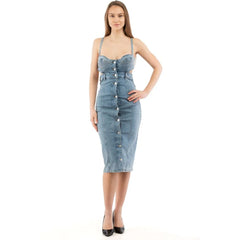 Moschino Multicolor Cotton Casual Dress - S