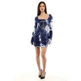 Moschino Multicolor Cotton Pattern Dress - S