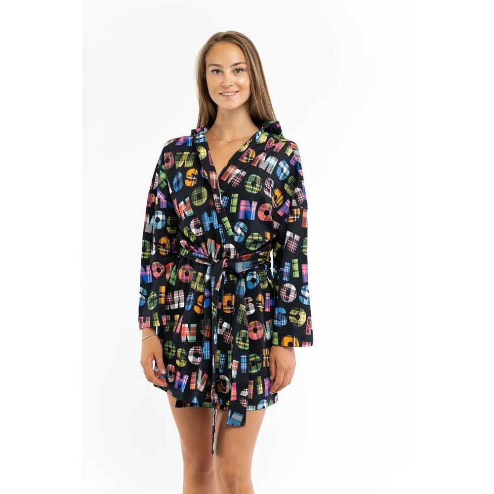 Moschino Multicolor Cotton Robe