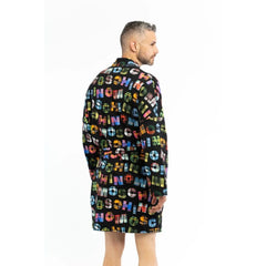 Moschino Multicolor Cotton Robe
