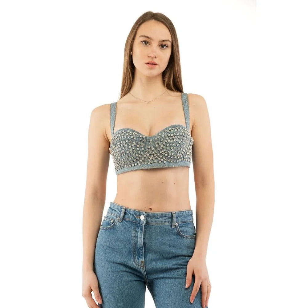 Moschino Multicolor Cotton Tank Tops - S