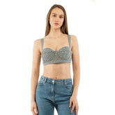 Moschino Multicolor Cotton Tank Tops - S