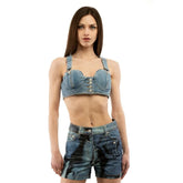 Moschino Multicolor Cotton Tank Tops - S