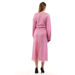 Moschino Multicolor Marabou Casual Dress - IT40