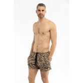 Moschino Multicolor Polyester Swim Shorts - L