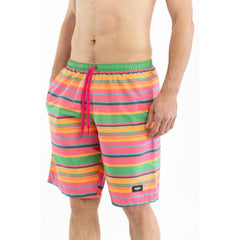 Moschino Multicolor Polyester Swim Shorts - M