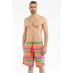 Moschino Multicolor Polyester Swim Shorts - M