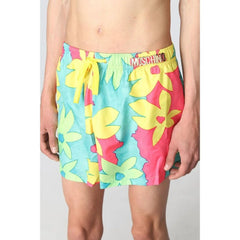 Moschino Multicolor Polyester Swim Shorts - M