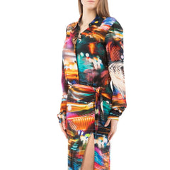 Moschino Multicolor Viscose Casual Dress - IT40