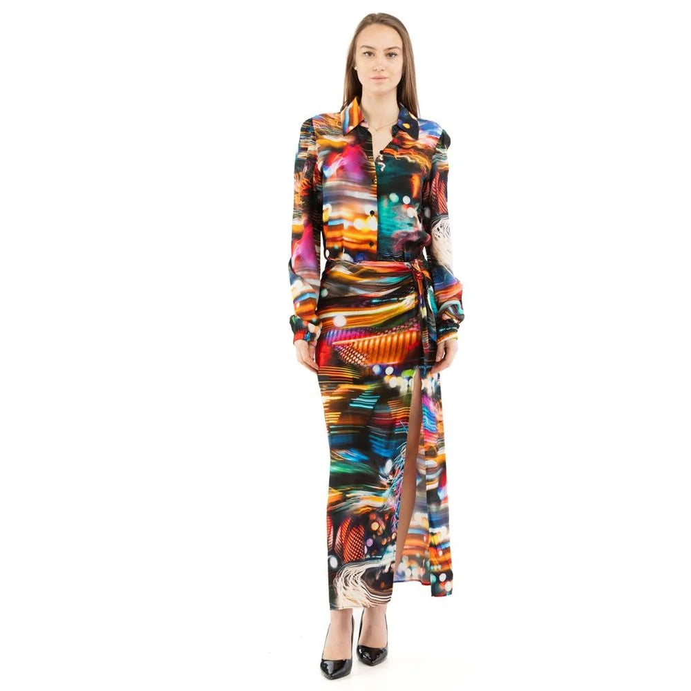 Moschino Multicolor Viscose Casual Dress - IT40