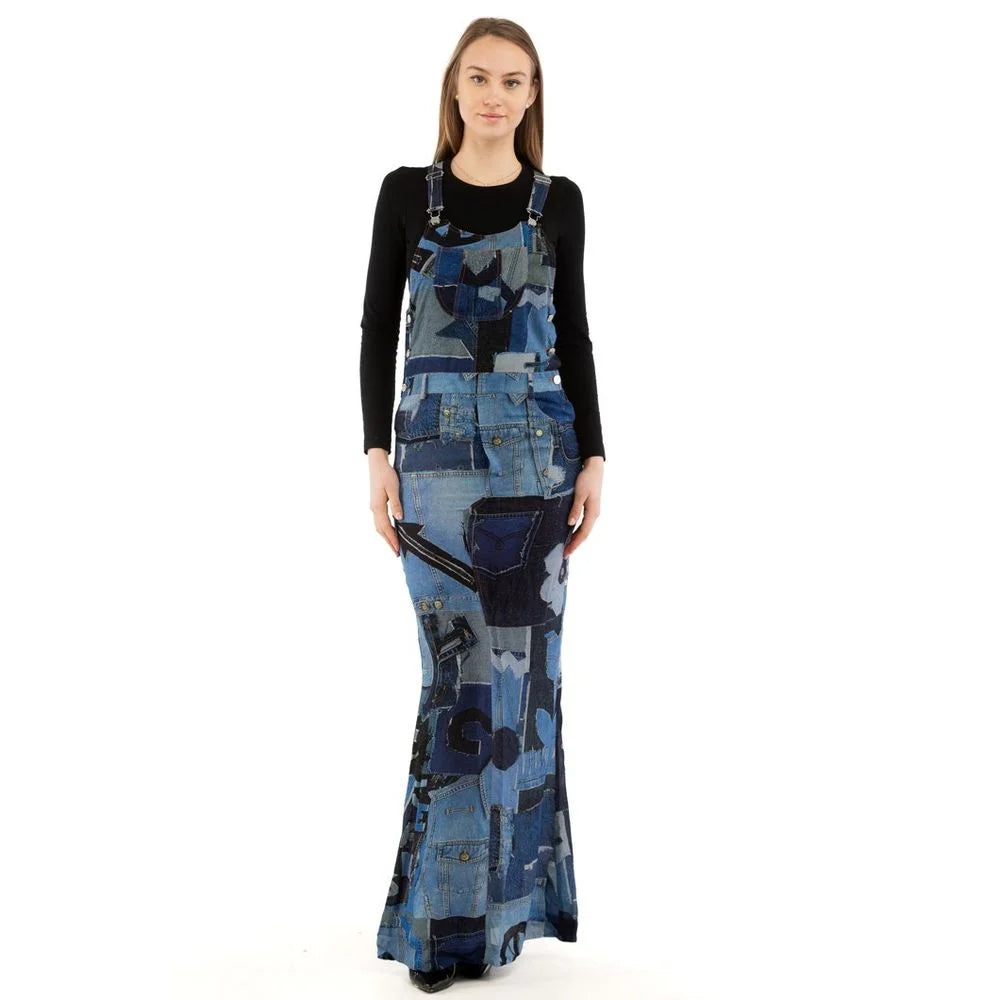 Moschino Multicolor Viscose Jumpsuit - IT40