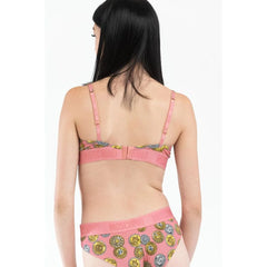 Moschino Pink Cotton Bra - S
