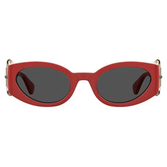 Moschino Red Resin Sunglasses