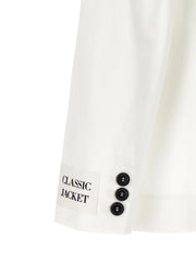 Moschino White Cotton Blazer