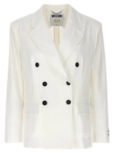 Moschino Valge puuvillane blazer