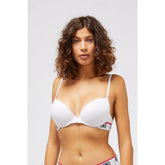Moschino White Cotton Bra - L