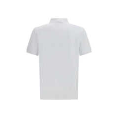 Moschino White Cotton Polo Shirt