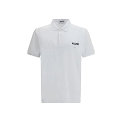 Moschino White Cotton Polo Shirt