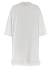 Moschino White Cotton Short Dress - S