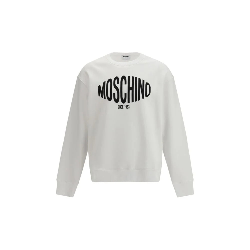Moschino White Cotton Sweatshirt