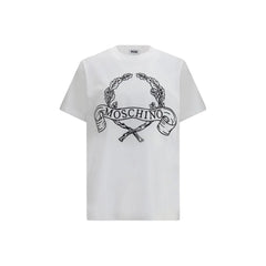Moschino White Cotton T-Shirt