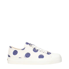 Moschino Weiße Stoff-Low-Tops