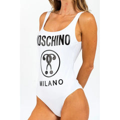 Moschino White Polyamide One-Piece Swimsuit - IT1 | XS