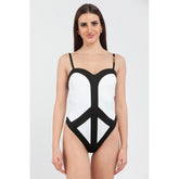 Moschino White Polyamide One-Piece Swimsuit - S