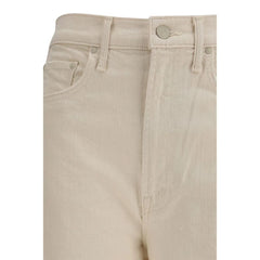 Mother Denim Cream Cotton Jeans Denim - 26
