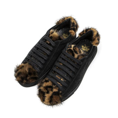 Mr&Mrs Italy Black Leather Women Sneaker - Sneakers