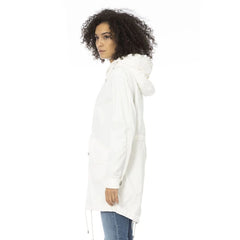 Mr&Mrs Italy White Cotton Women Parka - Parkas