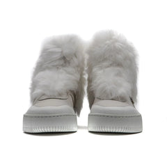 Mr&Mrs Italy White Cotton Women Sneaker - EU40/US10 - Sneakers