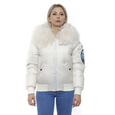 Mr&Mrs Italy White Polyester Women Bomber Jacket - XXS