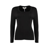 MSGM Black Cotton Wool Polyamide Sweatshirt - M