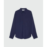 MSGM Blue Viscose Blouse - IT41 | L
