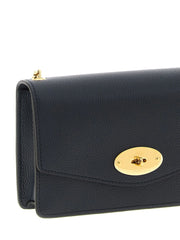 Mulberry Blue Calfskin Crossbody Bag