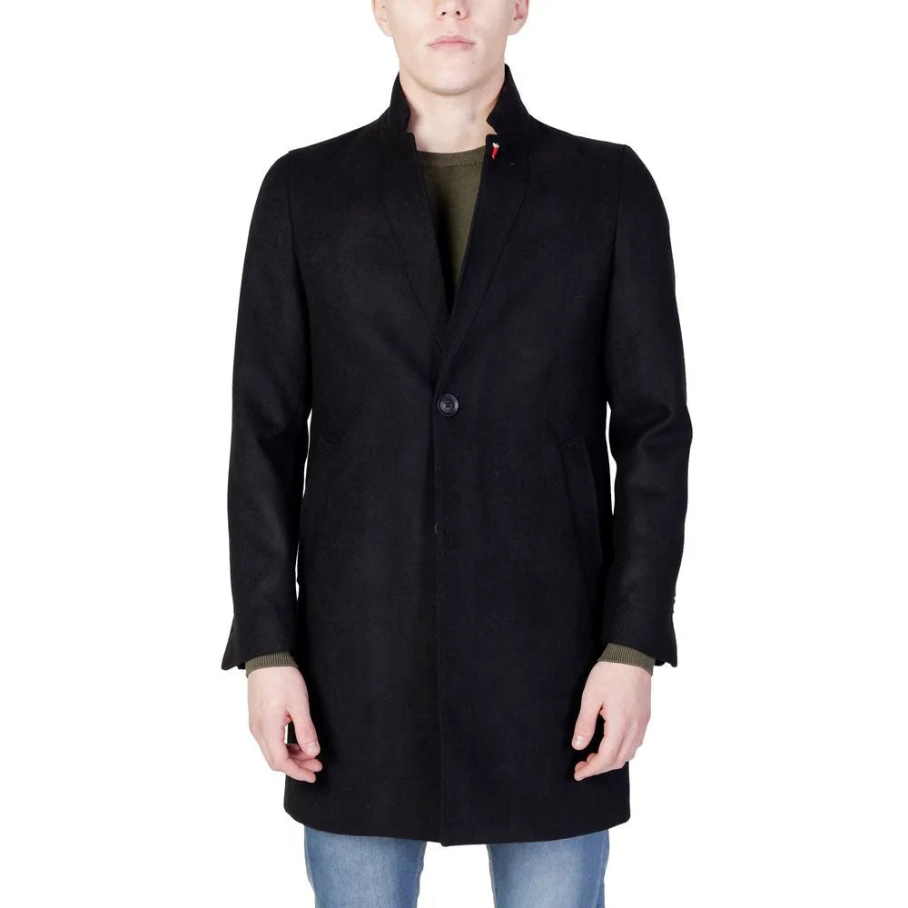 Mulish Black Polyester Coat - IT54 | XXL