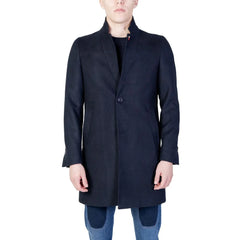 Mulish Blue Polyester Coat - IT56 | 3XL