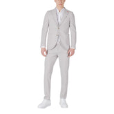 Mulish Gray Polyester Two-Piece Suit - IT56 | 3XL