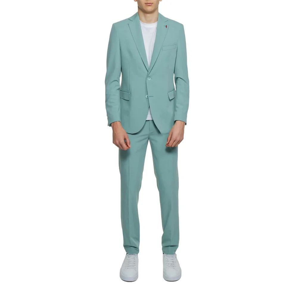 Mulish Green Polyester Two-Piece Suit - IT52 | XL