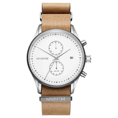 MVMT Brown Leather Dress Watch - Watches