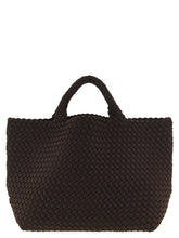 NAGHEDI Brown Neoprene Tote Bag