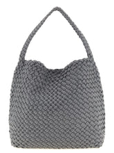NAGHEDI Gray Nylon Shoulder Bag