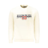 Napapijri Beige Cotton Men Sweater - XL - Sweaters
