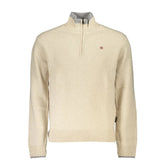 Napapijri Beige Fabric Men Sweater - Sweaters