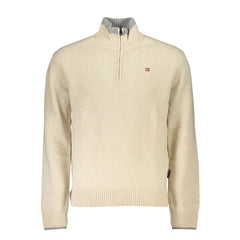 Napapijri Beige Fabric Men Sweater - Sweaters