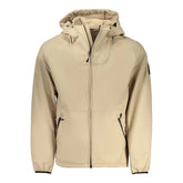 Napapijri Beige Recycled Polyester Men Jacket - S - Sport Jackets